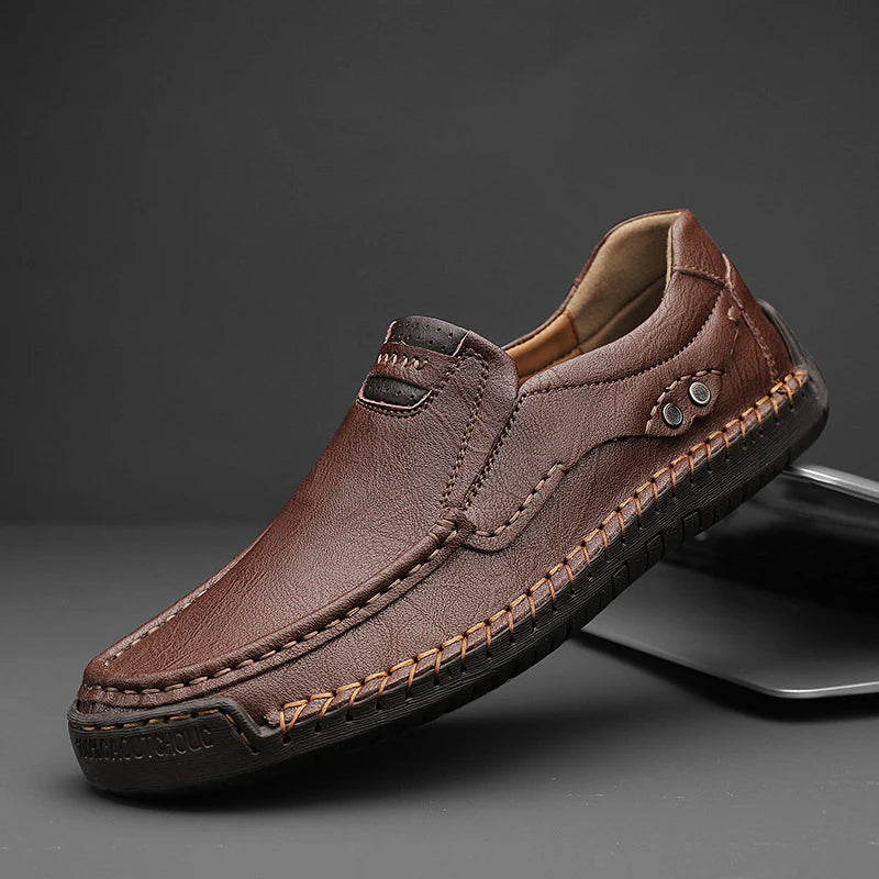 CRISTIANO GENUINE LEATHER LOAFERS