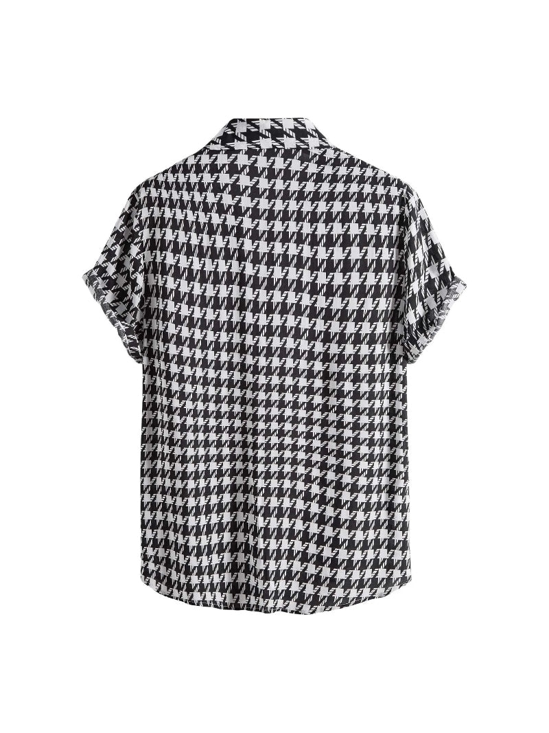 CLASSIC HOUNDSTOOTH SHORT-SLEEVE