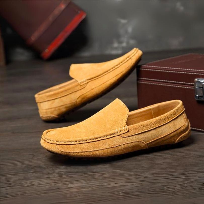 GIALLO LEATHER LOAFERS