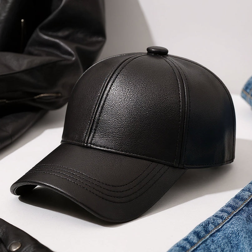 Maven Leather Cap