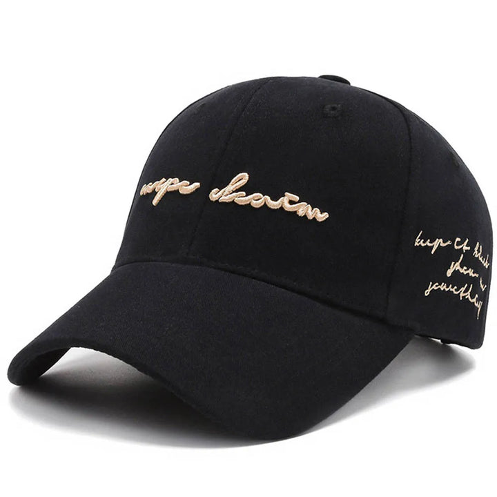 "Carpe Diem" Suede Cap