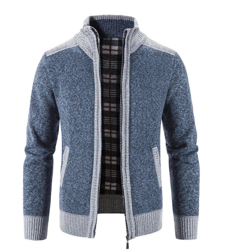 New Winter Men's Patchwork Jacket
