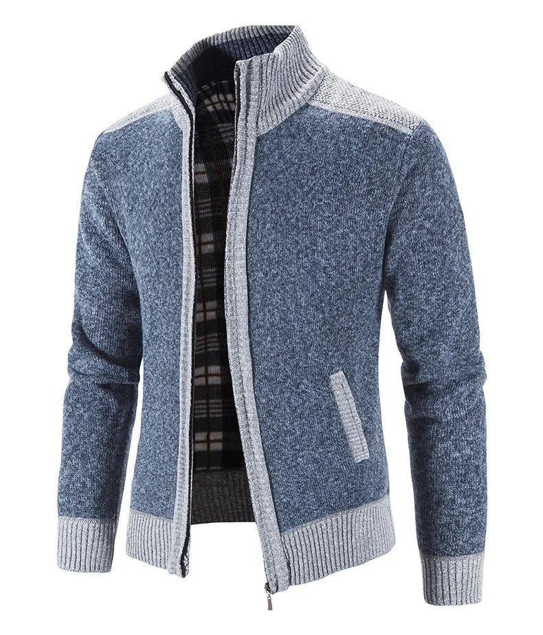 New Winter Men's Patchwork Jacket