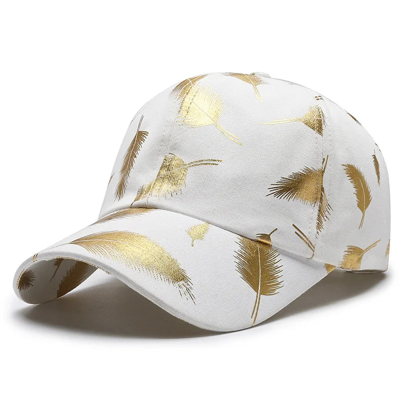 Luxe Feather Cap
