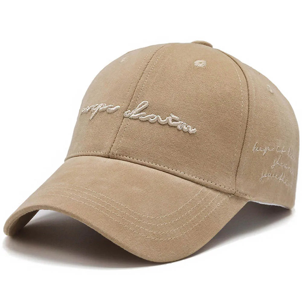 "Carpe Diem" Suede Cap