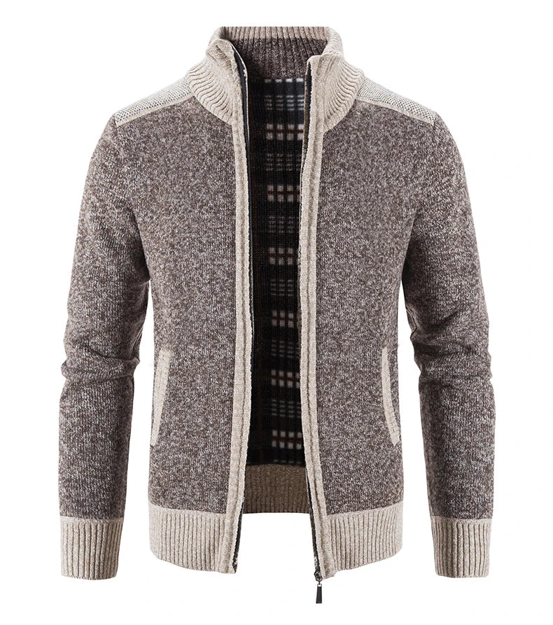 New Winter Men's Patchwork Jacket