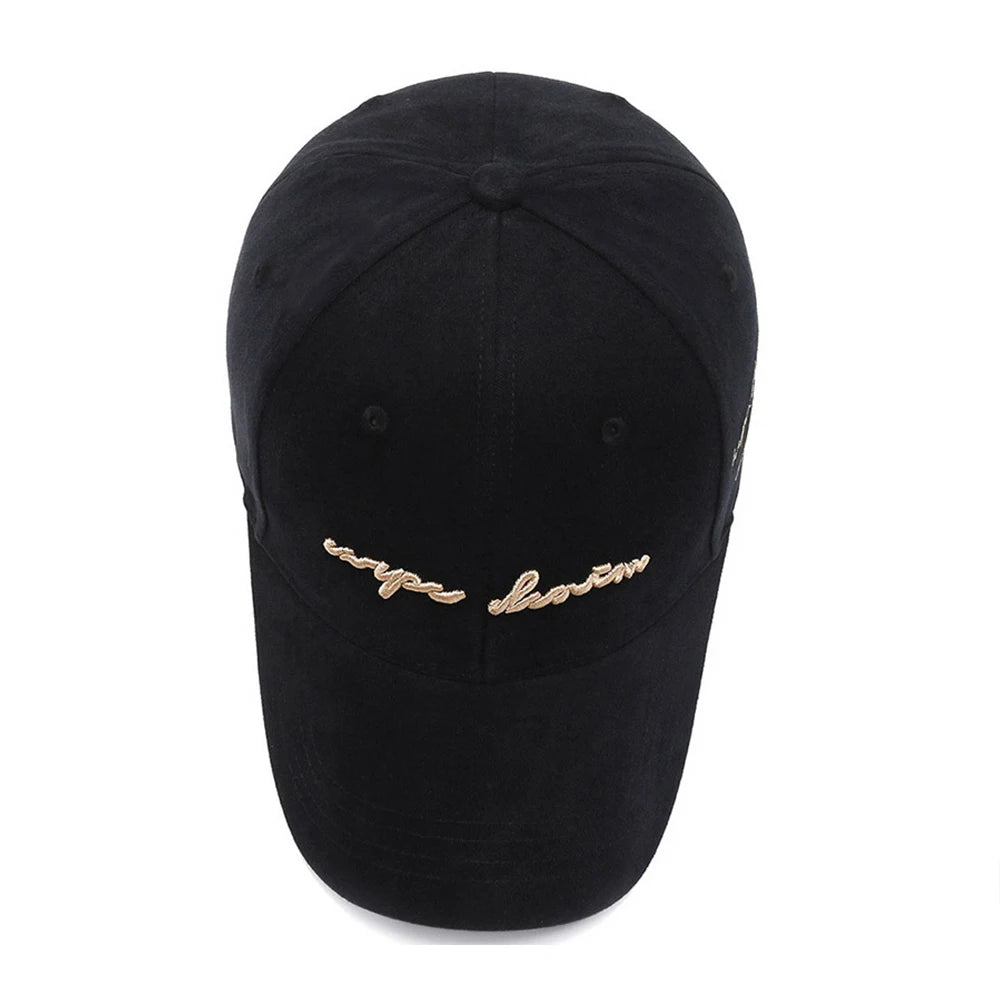 "Carpe Diem" Suede Cap