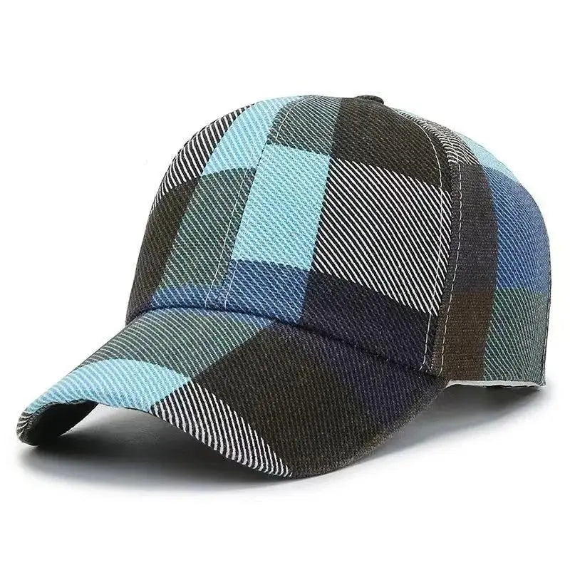 Crimson Plaid Cap