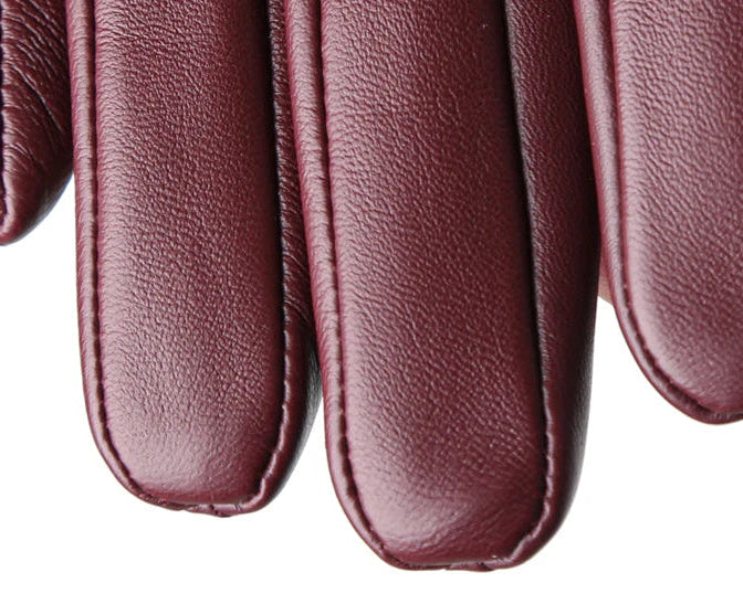 Velvet Luxe Leather Gloves