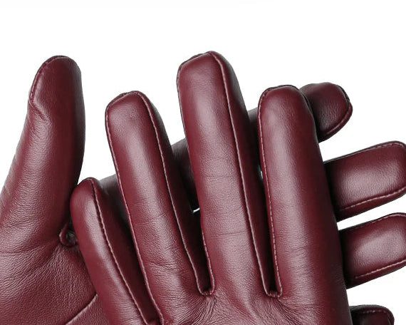 Velvet Luxe Leather Gloves