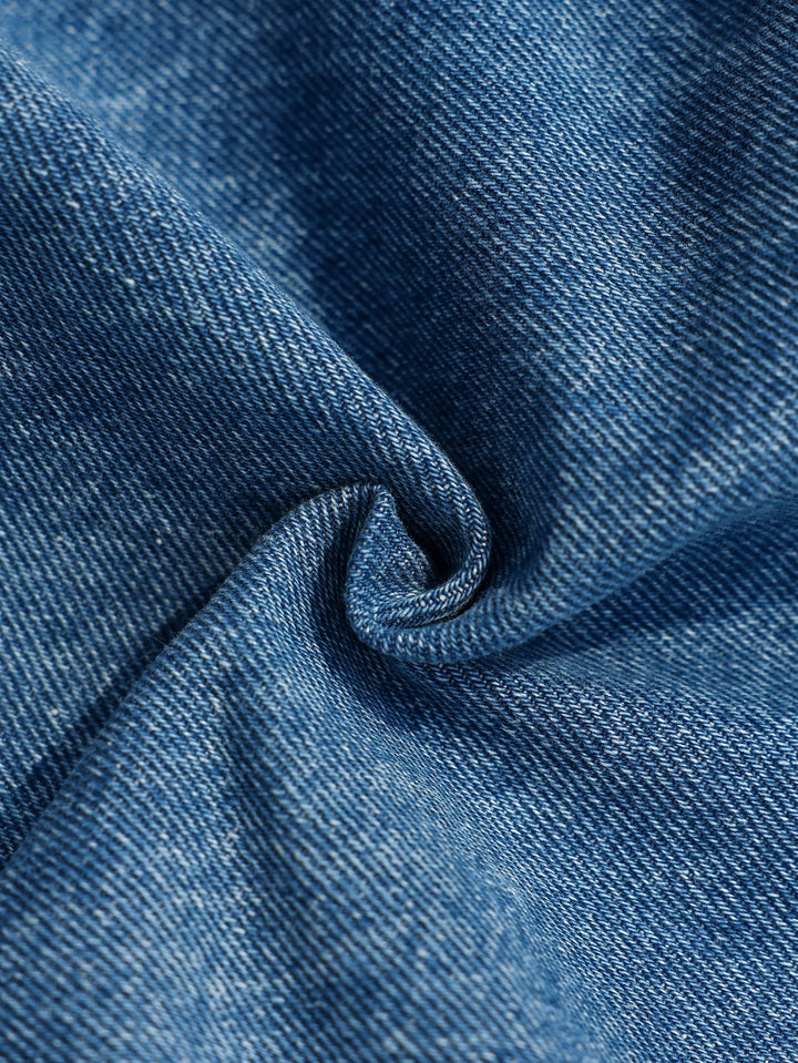 Classic Denim Cargo Shorts