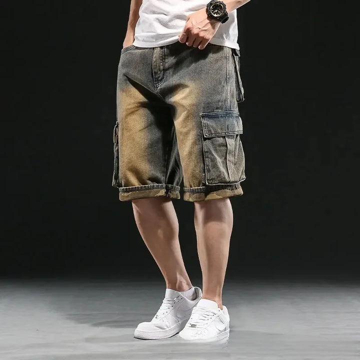 Urban Loose-Fit Denim Shorts