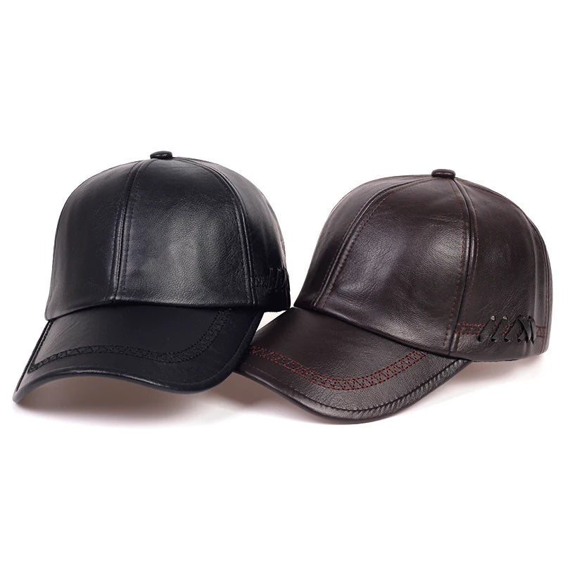 All-Season Leather Cap