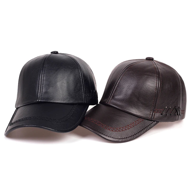 All-Season Leather Cap