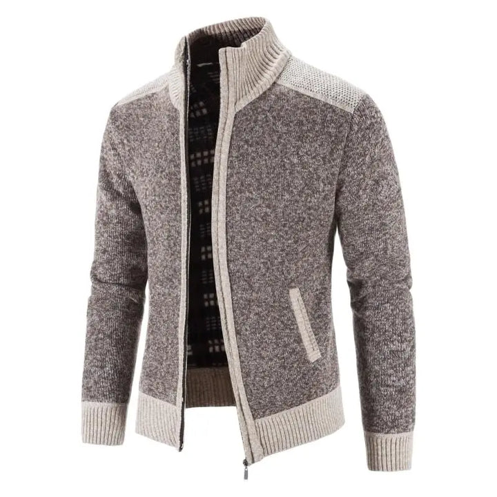 New Winter Men's Patchwork Jacket