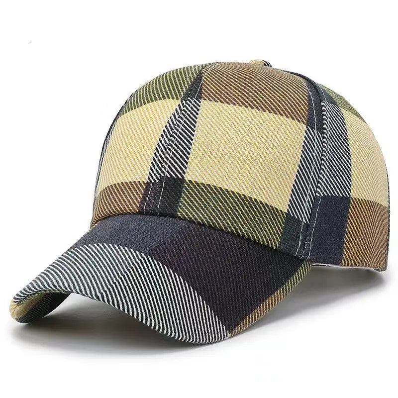 Crimson Plaid Cap