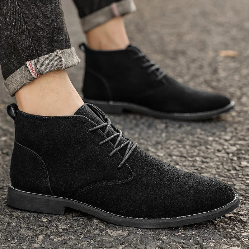 Britton Classic Suede Ankle Boots