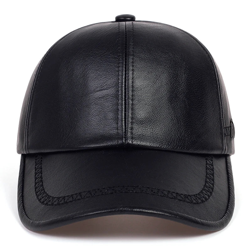 All-Season Leather Cap