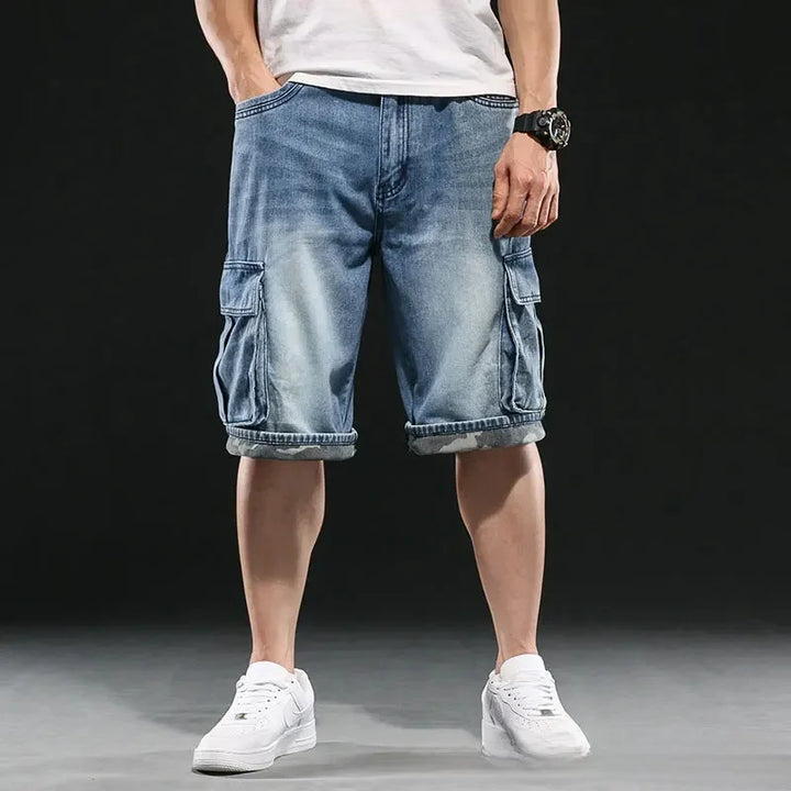 Urban Loose-Fit Denim Shorts
