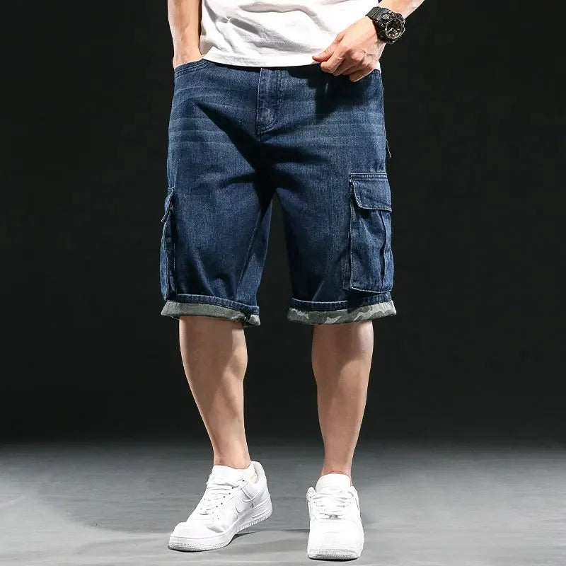 Urban Loose-Fit Denim Shorts