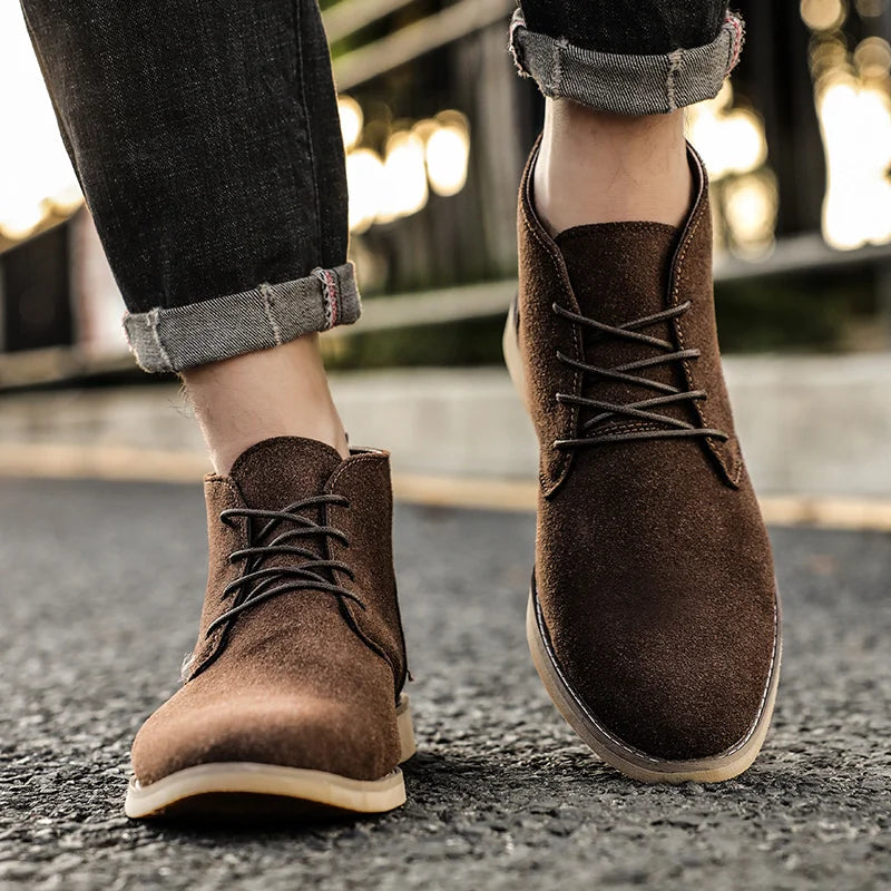 Britton Classic Suede Ankle Boots