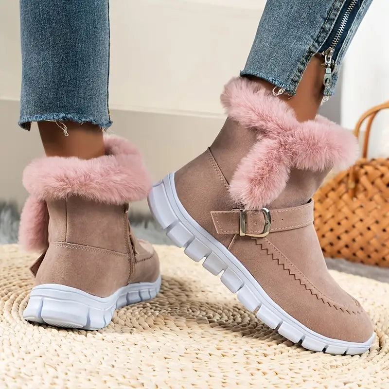 FUR-LINED CHELSEA SNOW BOOTS